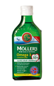 Рыбий жир и Омега 3, 6, 9 moller Omega 3 Cod Liver Oil Рыбий жир из печени трески для взрослых 50+ 250 мл