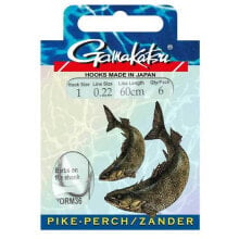 GAMAKATSU Booklet Zander Worm36 Tied Hook 0.220 mm