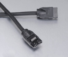 Компьютерные кабели и коннекторы akasa SATA3-100-BK кабель SATA 1 m Черный