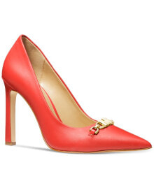 Красные женские туфли на каблуке Michael Kors (Майкл Корс)