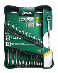 SATA Flat-октатные клавиши с двойным храповым набором 13 элементов+ ключ X-Beam