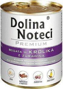 Dolina Noteci Premium królik z żurawiną 800g