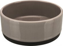 Миски Trixie Miska ceramiczna z gumową podstawą, 0.75 l/o 16 cm, szara