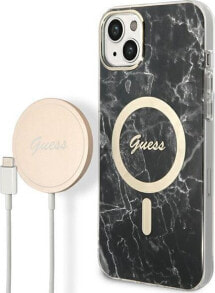 Guess Guess zestaw ładowarka MagSafe + etui do iPhone 14 Plus 6,7