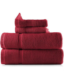 Hearth & Harbor bath Towel Collection, 100% Cotton Luxury Soft 4 Pc Set