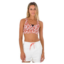 HURLEY Zebra Sports Bra Medium Impact