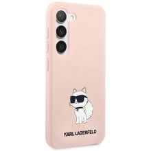 KARL LAGERFELD KLHCS23SSNCHBCP S23 S911 Silicone Choupette phone case