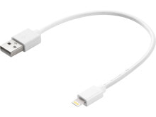 Кабели для зарядки, компьютерные разъемы и переходники Sandberg USB>Lightning MFI 0.2m White 441-19