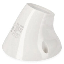 EDM E27 Shrink-Wrapped Curved Socket Lamp Holder