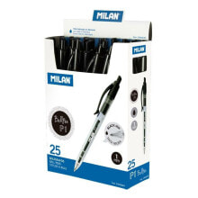 Pen Milan P1 Black 1 mm (25 Pieces)