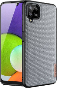 Dux Ducis Dux Ducis Fino etui pokrowiec pokryty nylonowym materiałem Samsung Galaxy A22 4G niebieski