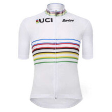 SANTINI UCI Official World Champion Master 2023 Short Sleeve Jersey