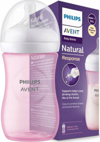 Avent AVENT SCY903/11-RESPONSYWNA BUTELKA NATURAL 260ML RÓŻ