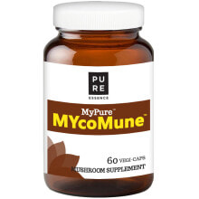 Грибы Pure Essence Labs My Pure MYcoMune  Грибной комплекс 500 мг 60 веганских капсул