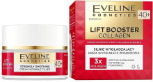 Glättende Anti-Falten-Füllcreme für das Gesicht 40+ - Eveline Cosmetics Lift Booster Collagen Strongly Smoothing Cream-Wrinkle Filler 40+