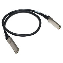 Кабели и разъемы для аудио- и видеотехники hewlett Packard Enterprise X240 40G QSFP+/QSFP+ 1m сетевой кабель Черный JG326A