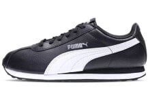 PUMA Turin 舒适运动 低帮 生活休闲鞋 男女同款 黑白 / Кроссовки PUMA Turin 360116-01