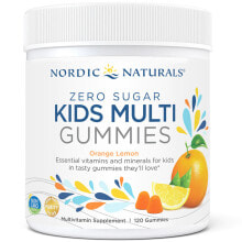 Vitamins and dietary supplements for children nordic Naturals Zero Sugar Kids Multi Gummies Orange Lemon -- 120 Gummies