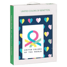 SAFTA Benetton Hearts Gift Set Notebook