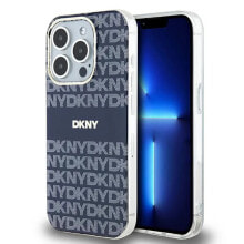 DKNY Dkhmp15Lhrhseb iPhone 15 Pro 6.1 Niebieski Iml Mono&Stripe phone case