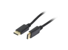 Kabel Video DisplayPort 1.2 ST/ST  2m Ultra HD 4k*2k 3840*2160a60hz 4 4 4 8 Bit - Cable - Audio/Multimedia