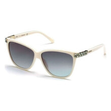 Женские солнцезащитные очки женские солнцезащитные очки вайфареры белые Swarovski SK-0137-57B (59 mm)