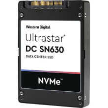 Внутренние твердотельные накопители (SSD) Внутренний жесткий диск Western Digital Ultrastar DC SN630 2.5" 1920 GB U.2 3D TLC NVMe 0TS1618