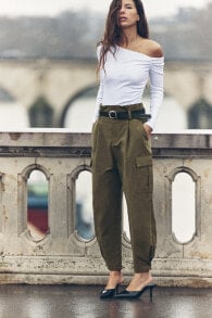 Cargo and parachute trousers for women