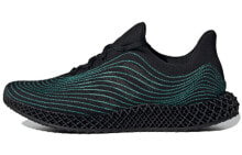 adidas Ultraboost 4D Parley 减震耐磨 低帮 跑步鞋 男女同款 黑绿 / Кроссовки Adidas Ultraboost 4D FX2434