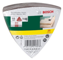 Шлифовальные листы Bosch 2 607 019 489 аксессуар для шлифовальных станков 25 шт