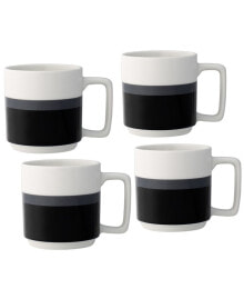 Noritake colorStax Stripe Mugs, Set of 4