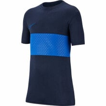 Child's Short Sleeve T-Shirt Nike Dri-FIT Academy Blue