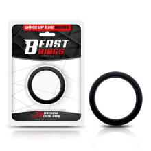 Эрекционное кольцо BEAST RINGS Cock Ring Solid Silicone 3.5 cm Black