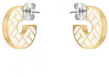 Женские серьги unconventional Gold Plated Round Earrings 2780485
