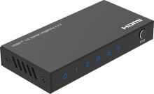 System przekazu sygnału AV MicroConnect Microconnect MC-HDMISPLITTER0102-4K rozgałęziacz telewizyjny HDMI