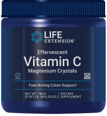 Витамин С Life Extension Effervescent Vitamin C - Magnesium Crystals Шипучий витамин С с магнием 6.35 oz