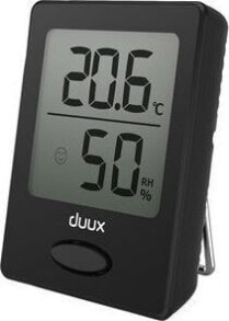 Механические метеостанции, термометры и барометры stacja pogodowa Duux Duux Sense Hygrometer + Thermometer, Black, LCD display (DXHM02) - 1848159