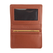 Royce Men's Card ID Wallet Holder Brown купить онлайн