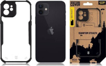 Tactical Tactical Quantum Stealth Cover for Apple iPhone 12 Clear/Black standard