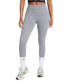 Nike women's One High-Waisted Cropped-Length Leggings