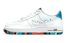 Nike Air Force 1 Low 低帮 板鞋 GS 白 / Кроссовки Nike Air Force 1 Low GS DM7597-100