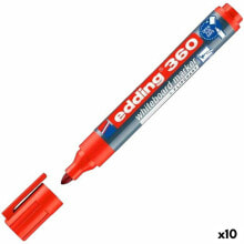 Whiteboard marker Edding 360 Rechargeable Red (10 Units)