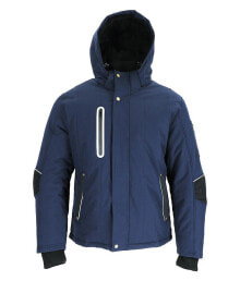 RefrigiWear men's 54 Gold Hooded Utility Winter Jacket - Big & Tall