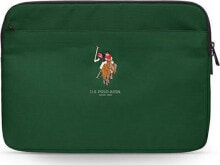 Мужские сумки для ноутбуков US Polo ASSN Polo Embroidery 13 &quot;Green
