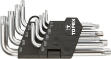 Прочие инструменты для ремонта автомобилей Topex Zestaw kluczy pięciokątnych do przepływomierzy TS10-TS50 9szt. (35D950)
