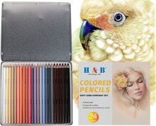 Цветные карандаши для рисования для детей H.B.