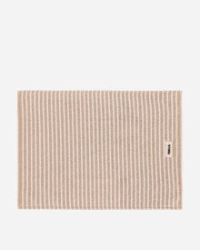 Striped Bath Mat Ivory