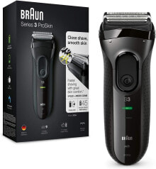 Braun Series 3 ProSkin 3020s electric shaver, rechargeable shaver men, black
