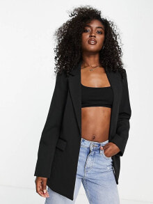 Купить женские пиджаки и жакеты New Look: New Look boyfriend blazer in black