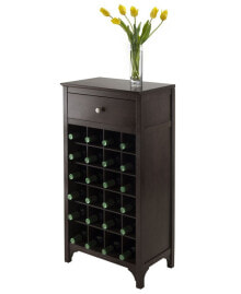 Winsome ancona Modular Wine Cabinet with One Drawer and 24-Bottle